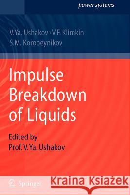 Impulse Breakdown of Liquids Vasily Y. Ushakov V. F. Klimkin S. M. Korobeynikov 9783642091858 Springer - książka