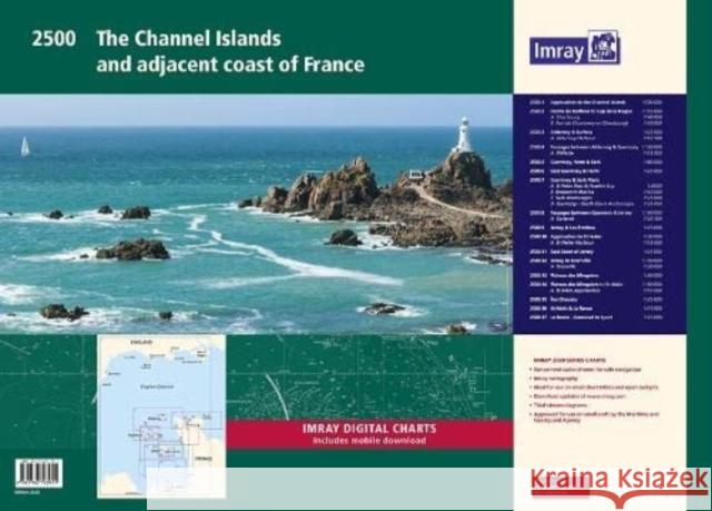 Imray 2500 Chart Pack: The Channel Islands and adjacent coast of France Imray 9781786793911 Imray, Laurie, Norie & Wilson Ltd - książka