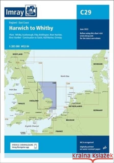 Imray Chart C29: Harwich to Whitby Imray 9781786793874 Imray, Laurie, Norie & Wilson Ltd - książka