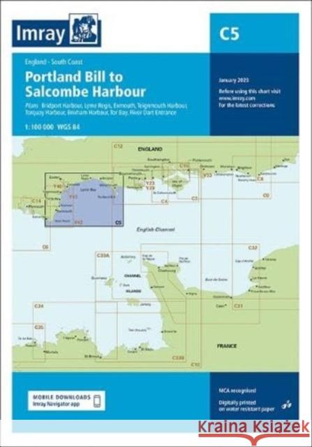 Imray Chart C5: Portland Bill to Salcombe Harbour Imray 9781786794604 Imray, Laurie, Norie & Wilson Ltd - książka