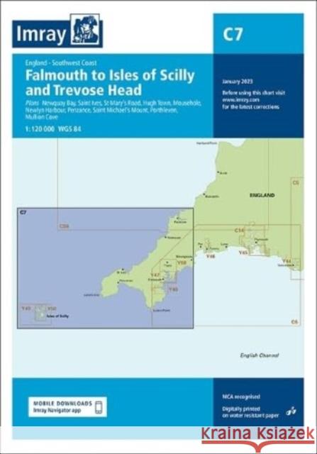 Imray Chart C7: Falmouth to Isles of Scilly and Trevose Head Imray 9781786794338 Imray, Laurie, Norie & Wilson Ltd - książka