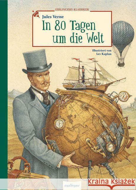 In 80 Tagen um die Welt Verne, Jules 9783480228249 Esslinger Verlag Schreiber - książka