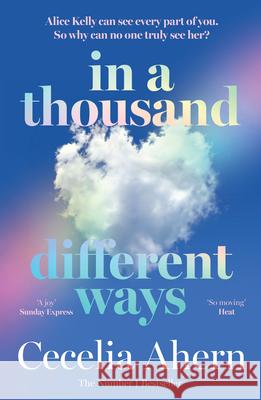 In a Thousand Different Ways Cecelia Ahern 9780008195007 HarperCollins Publishers - książka