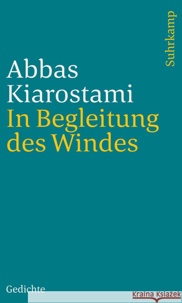 In Begleitung des Windes Kiarostami, Abbas 9783518244265 Suhrkamp - książka