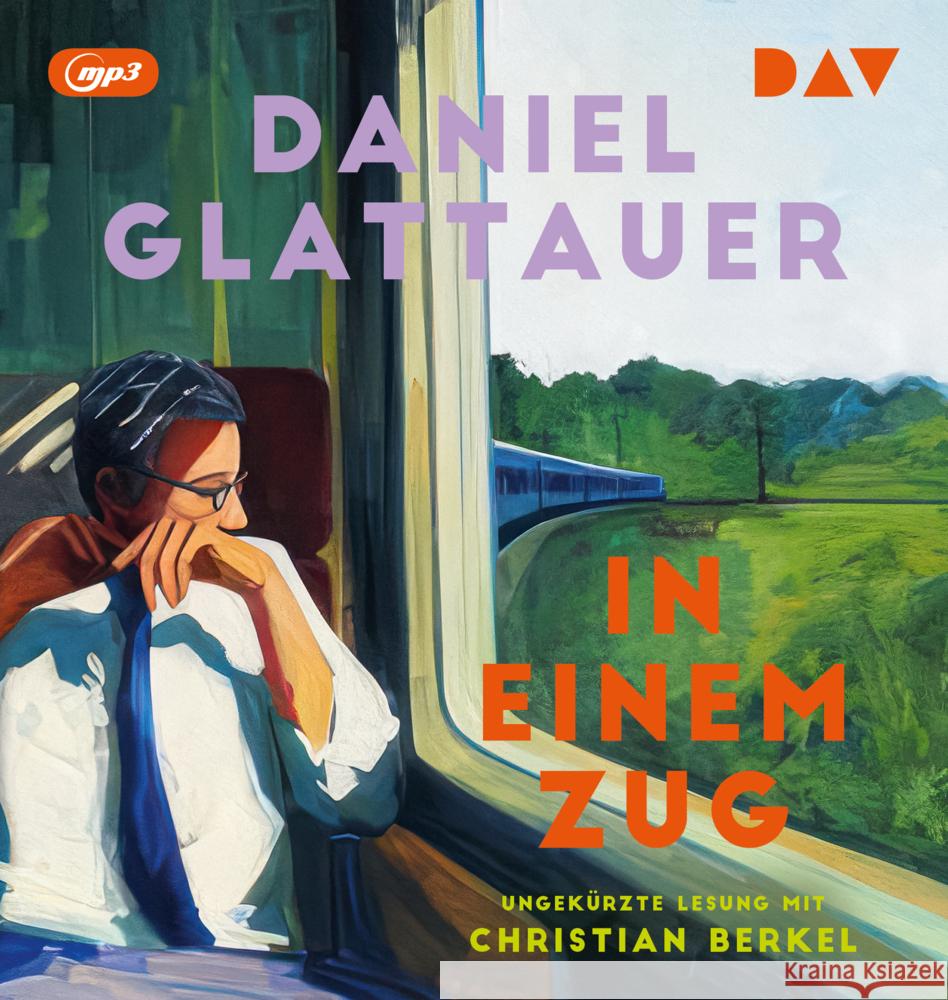 In einem Zug, 1 Audio-CD, 1 MP3 Glattauer, Daniel 9783742434449 Der Audio Verlag, DAV - książka