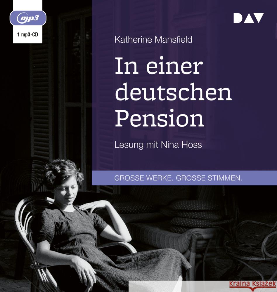 In einer deutschen Pension, 1 Audio-CD, 1 MP3 Mansfield, Katherine 9783742429667 Der Audio Verlag, DAV - książka