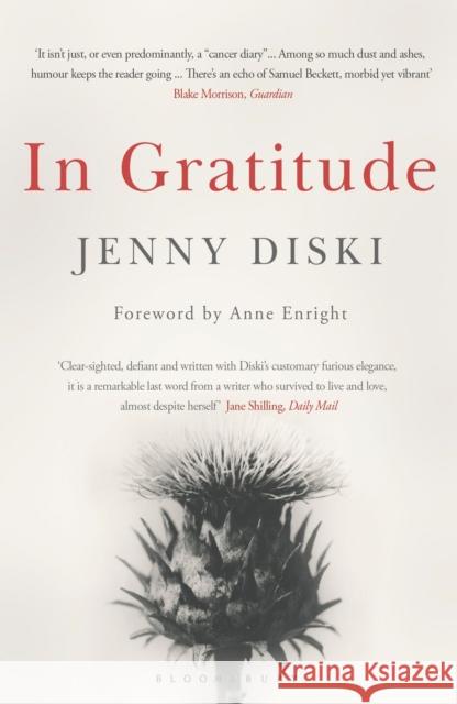 In Gratitude Jenny Diski 9781408879948 Bloomsbury Publishing PLC - książka