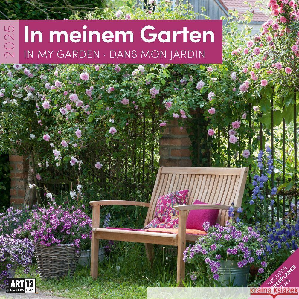 In meinem Garten Kalender 2025 - 30x30 Ackermann Kunstverlag 9783838445304 Ackermann Kunstverlag - książka