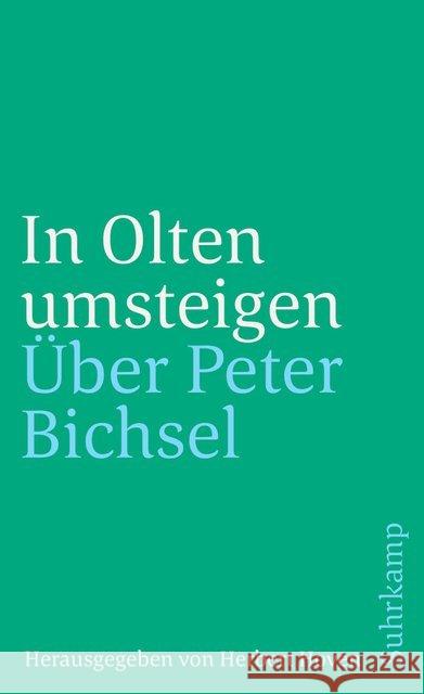 In Olten umsteigen  9783518396025 Suhrkamp - książka