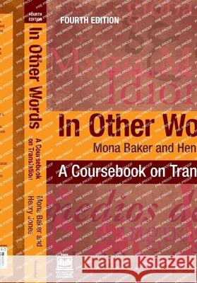 In Other Words: A Coursebook on Translation Henry Jones 9781032569413 Routledge - książka