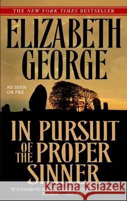 In Pursuit of the Proper Sinner Elizabeth George 9780553386004 Random House USA Inc - książka