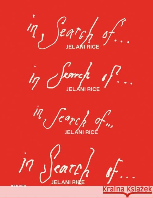In Search Of… Jelani Rice  9783735610720 Kerber Verlag - książka