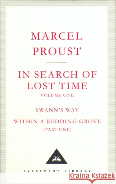 In Search Of Lost Times Volume 1 Marcel Proust 9781841598963 Everyman - książka