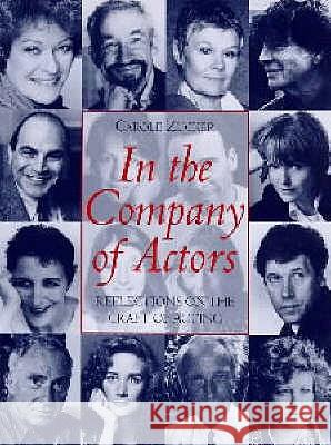 In the Company of Actors Carole Zucker 9780713652819  - książka