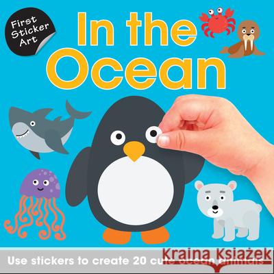 In the Ocean: Use Stickers to Create 20 Cute Ocean Animals Green Android 9781438012476 Barron's Educational Series - książka