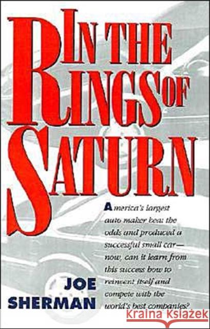 In the Rings of Saturn Joe Sherman 9780195072440 Oxford University Press - książka