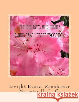 In These Days and Nights Dwight Russel Micnhimer 9781523292110 Createspace Independent Publishing Platform - książka