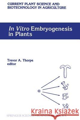 In Vitro Embryogenesis in Plants Trevor A. Thorpe 9789401042178 Springer - książka