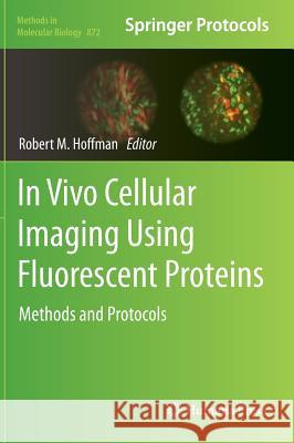 In Vivo Cellular Imaging Using Fluorescent Proteins: Methods and Protocols Hoffman, Robert 9781617797965 Humana Press - książka