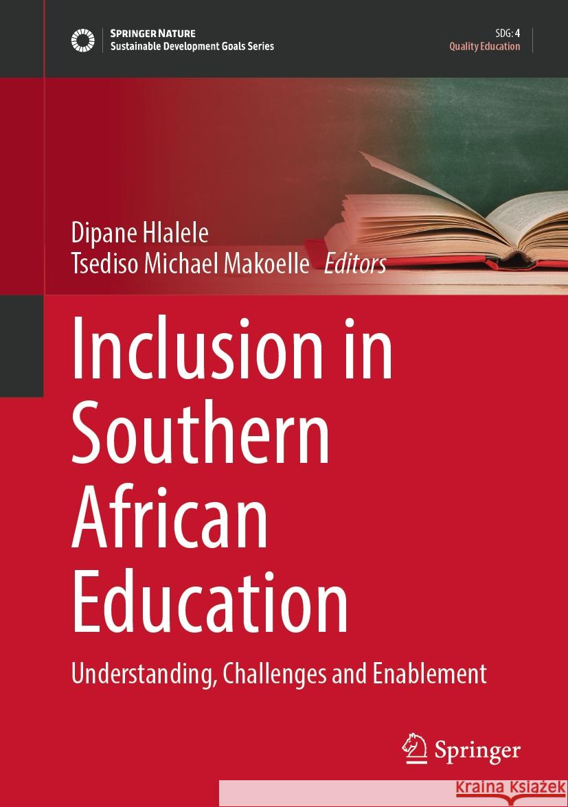 Inclusion in Southern African Education  9783031437519 Springer International Publishing - książka