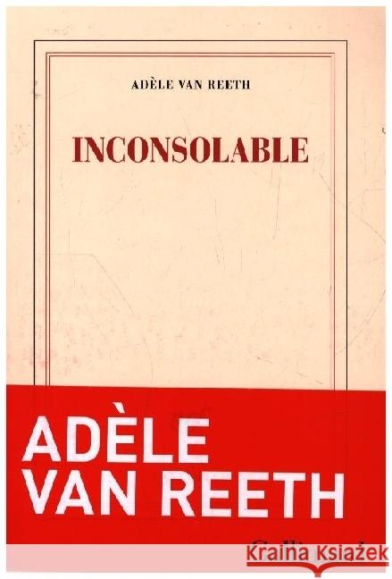 Inconsolable Van Reeth, Adèle 9782072960680 Gallimard - książka