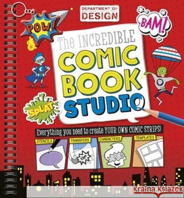 Incredible Comic Book Studio   9781785985133 Make Believe Ideas - książka