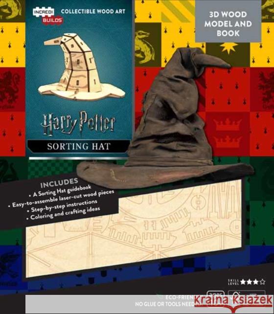 IncrediBuilds: Harry Potter: Sorting Hat 3D Wood Model and Book Jody Revenson 9781682981153 Insight Editions - książka