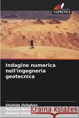 Indagine numerica nell\'ingegneria geotecnica Shahide Dehghan Hossein Norouzi Hossein Gholami 9786205805329 Edizioni Sapienza - książka