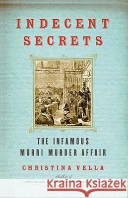 Indecent Secrets: The Infamous Murri Murder Affair Vella, Christina 9781416576044 Free Press - książka