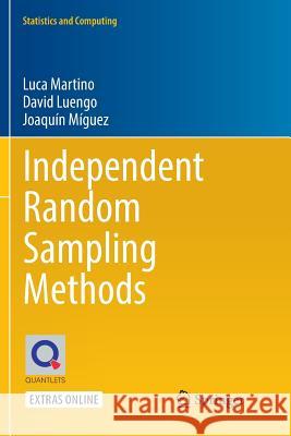 Independent Random Sampling Methods Luca Martino David Luengo Joaquin Miguez 9783030102418 Springer - książka
