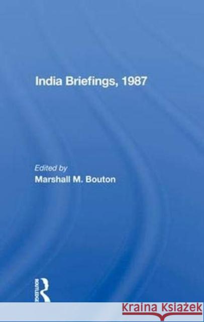 India Briefing, 1987  9780367005467 Taylor and Francis - książka