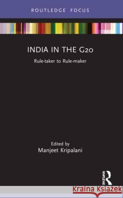 India in the G20  9780367716110 Taylor & Francis Ltd - książka