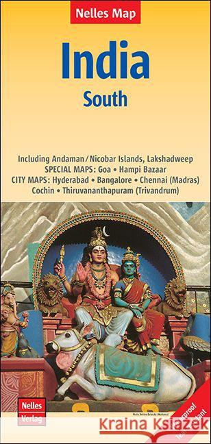 India South Goa - Bangalore - Chennai - Andaman: 2018  9783865745026 Nelles Guides and Maps - książka