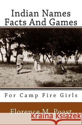 Indian Names Facts And Games: For Camp Fire Girls Mitchell, Joe Henry 9781452806709 Createspace - książka