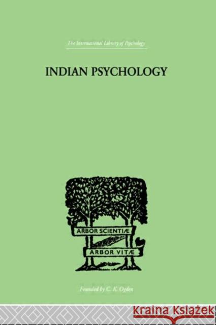 Indian Psychology Perception Jadunath Sinha 9780415211130 Routledge - książka