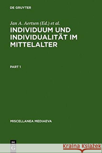 Individuum und Individualität im Mittelalter : Mit Beitr. in engl. Sprache  9783110148923 De Gruyter - książka