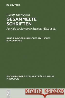 Indogermanisches. Italisches. Romanisches  9783484429086 De Gruyter - książka