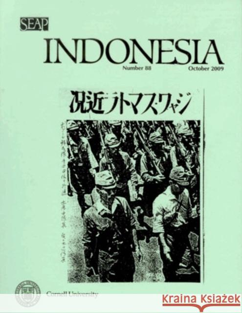 Indonesia Journal: October 2009 Tagliacozzo, Eric 9780877278887 Southeast Asia Program Publications Southeast - książka