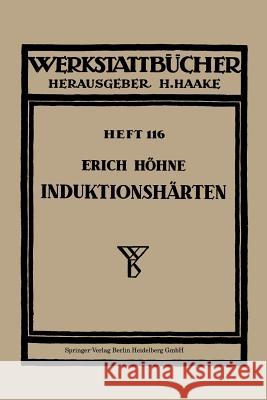 Induktionshärten E. Hahne 9783540019725 Springer - książka