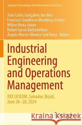Industrial Engineering and Operations Management  9783031807879 Springer Nature Switzerland - książka