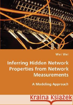 Inferring Hidden Network Properties from Network Measurements Wei Wei 9783836429696 VDM Verlag - książka