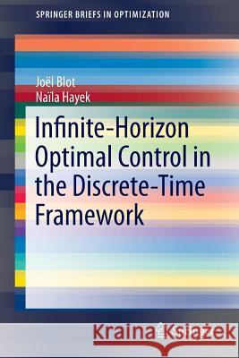 Infinite-Horizon Optimal Control in the Discrete-Time Framework Joel Blot Naila Hayek 9781461490371 Springer - książka