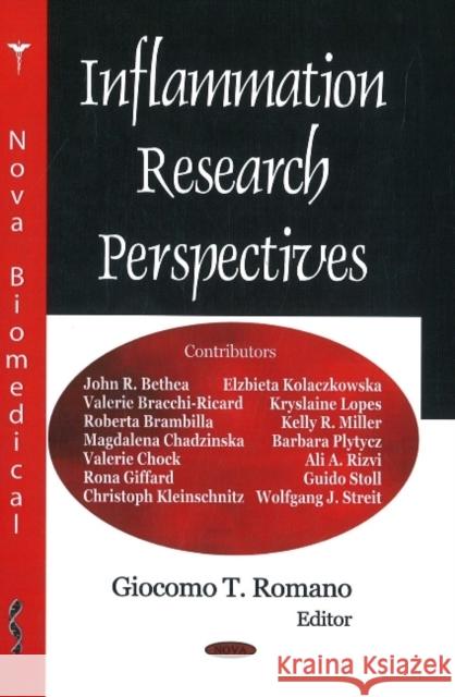 Inflammation Research Perspectives Giocomo T Romano 9781600218453 Nova Science Publishers Inc - książka