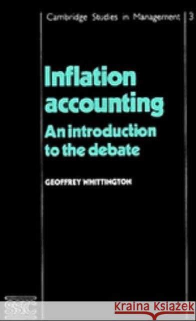 Inflation Accounting Whittington, Geoffrey 9780521270557 Cambridge University Press - książka