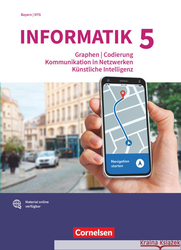 Informatik (Oldenbourg) - Gymnasium Bayern - Ausgabe 2017 - Band 5 Wiedemann, Albert, Brichzin, Peter, Reinold, Klaus 9783637024731 Oldenbourg Schulbuchverlag - książka