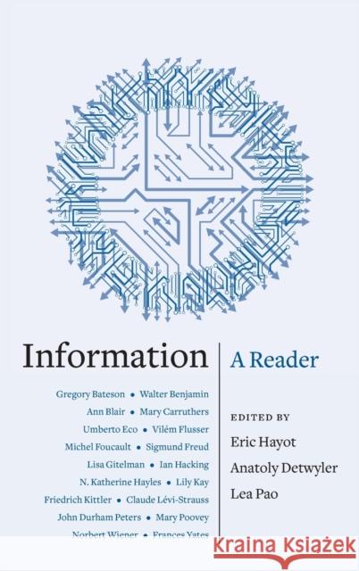 Information: A Reader  9780231186209 Columbia University Press - książka