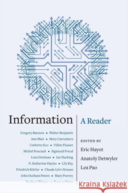 Information: A Reader  9780231186216 Columbia University Press - książka