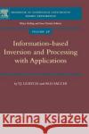 Information-Based Inversion and Processing with Applications Tadeusz J. Ulrych Mauricio D. Sacchi 9780080447216 Elsevier Science & Technology