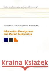 Information Management and Market Engineering  9783866440593 KIT Scientific Publishing - książka