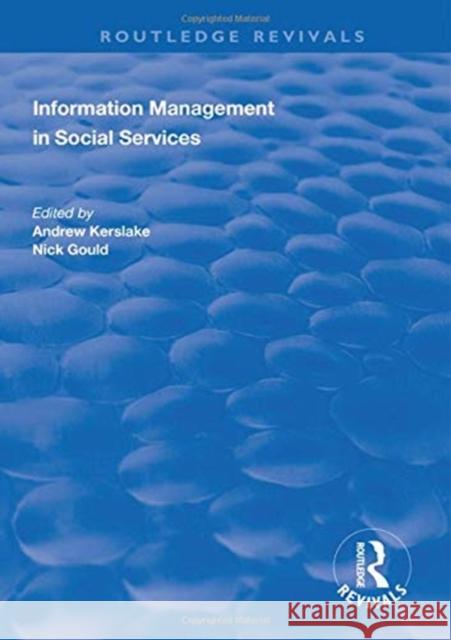 Information Management in Social Services  9781138326477 Taylor and Francis - książka